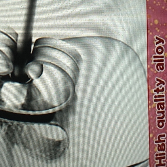 Stainless Steel Druzy Stud Earrings Square Shape Red (20) - Picture 5 of 6